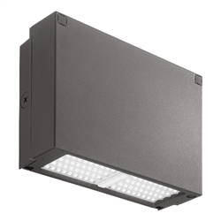 Lithonia WPX2 LED 50K MVOLT DDBXD 24W LED Wallpack, 2900 Lumens, 5000K Color Temperature, 120-277V, Dark Bronze