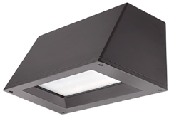 Lithonia WST LED P2 40K VF 120 PE E20WC DDBXD Architectural Wall Sconce P2 3000 Lumen Package, 4000K, Visual Comford Forward Throw, 120V, Photoelectric Cell, Emergency Battery Pack, Dark Bronze Finish