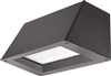 Lithonia WST LED P2 30K VW 277 PE DDBXD  25W LED Outdoor Decorative Trapezoid Architectural Sconce, 3000K Color Temperature, Visual Comfort Wide Distribution, 277V, Photoelectric Cell Button, Dark Bronze Finish