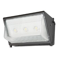 Lumark WPLLED-125-GL-UNV-7050 122W Glass LED Wallpack, 120-277V, 5000K