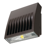 Lumark XTOR4B-PC1 38W Crosstour LED Wallpack, Medium Door, 5000K, Photocontrol 120V, Carbon Bronze