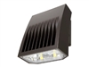 Lumark XTOR6BRL-PC1 58W Crosstour MAXX LED Wallpack, Refractive Lens, 5000K, Photocontrol 120V, Carbon Bronze