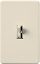 Lutron AY-10P-LA Ariadni 1000W Incandescent / Halogen Single Pole Preset Dimmer in Light Almond