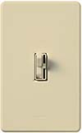 Lutron AY-600PNL-IV Ariadni 600W Incandescent / Halogen Single Pole Preset Dimmer with Locator Light in Ivory