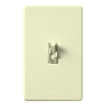 Lutron AY2-LSFQH-AL Ariadni 300W & 1.5A Single Pole Incandescent / Halogen Dimmer and 3-Speed Fan Control in Almond