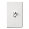 Lutron AY2-LSFQH-WH Ariadni 300W & 1.5A Single Pole Incandescent / Halogen Dimmer and 3-Speed Fan Control in White