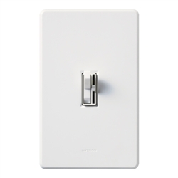 Lutron AYCL-153P-WH Ariadni 600W Incandescent, 150W CFL or LED Single Pole / 3-Way Dimmer in White