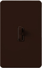 Lutron AYLV-603P-BR Ariadni 600VA (450W) Magnetic Low Voltage 3-Way Preset Dimmer in Brown