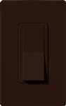 Lutron CA-1PS-BR Claro 15A Single Pole Switch in Brown