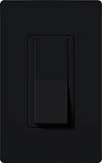 Lutron CA-1PSH-BL Claro 15A Single Pole Switch in Black