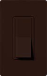 Lutron CA-1PSH-BR Claro 15A Single Pole Switch in Brown