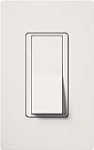 Lutron CA-1PSH-WH Claro 15A Single Pole Switch in White