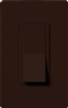 Lutron CA-3PS-BR Claro 15A 3-Way Switch in Brown