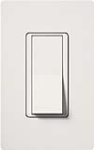 Lutron CA-4PSNL-WH Claro 15A 4-Way Switch with Locator Light in White