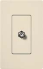 Lutron CA-CJH-LA Claro Single Cable Jack in Light Almond