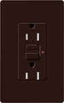 Lutron CAR-15-GFTRH-BR Claro Tamper Resistant 15A GFCI Receptacle in Brown (Replaced by CAR-15-GFST-BR)