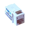 Lutron CON-1P-C6-WH Connector, Telephone Jack, 8-conductor, RJ45 Category 6 in White