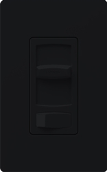 Lutron CT-103P-BL Skylark Contour 1000W Incandescent / Halogen 3-Way Preset Dimmer in Black