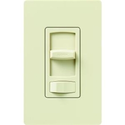 Lutron CTCL-153PH-AL Skylark Contour 600W Incandescent, 150W CFL or LED Single Pole / 3-Way Dimmer in Almond