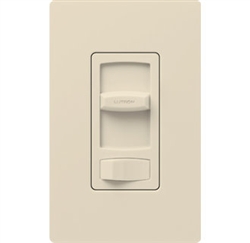 Lutron CTCL-153PH-LA Skylark Contour 600W Incandescent, 150W CFL or LED Single Pole / 3-Way Dimmer in Light Almond