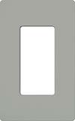 Lutron CW-1-GR Claro Screwless Wallplate 1 Gang in Gray