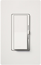 Lutron DV-603PG-WH Diva 600W Incandescent / Halogen Single Pole / 3-Way Eco-Dimmer in White