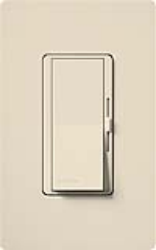Lutron DVCL-153PH-LA Diva 600W Incandescent, 150W CFL or LED Single Pole / 3-Way Dimmer in Light Almond