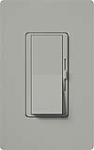 Lutron DVELV-300P-GR Diva 300W Electronic Low Voltage Single Pole Dimmer in Gray