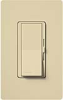 Lutron DVFTU-5A3P-IV Diva 120V / 5A Fluorescent Tu-Wire Single Pole / 3-Way Dimmer in Ivory