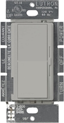 Lutron DVRF-6L-GR Caseta Diva Smart Dimmer in Gray