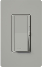 Lutron DVRP-253P-GR Diva 250W Dimmable LED or CFL, 500W Incandescent/Halogen, 500W ELVWith Halogen, Single Pole / 3-Way Reverse-Phase Dimmer in Gray