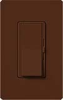 Lutron DVSC-600P-SI Diva Satin 600W Incandescent / Halogen Single Pole Dimmer in Sienna