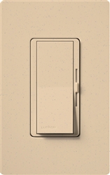 Lutron DVSCCL-153P-DS Diva Satin 600W Incandescent, 150W CFL or LED Single Pole / 3-Way Dimmer in Desert Stone