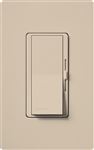 Lutron DVSCCL-153P-TP Diva Satin 600W Incandescent, 150W CFL or LED Single Pole / 3-Way Dimmer in Taupe