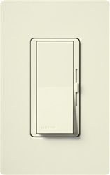 Lutron DVSCCL-253P-BI Diva Satin 600W Incandescent, 250W CFL or LED Single Pole / 3-Way Dimmer in Biscuit