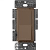 Lutron DVSCELV-300P-EP Diva Satin 300W Electronic Low Voltage Single Pole Dimmer in Espresso