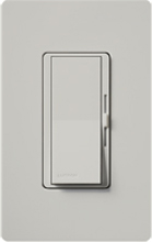 Lutron DVSCELV-300P-PD Diva Satin 300W Electronic Low Voltage Single Pole Dimmer in Palladium