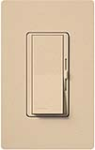 Lutron DVSCELV-303P-DS Diva Satin 300W Electronic Low Voltage 3-Way Dimmer in Desert Stone
