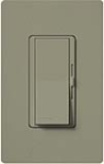Lutron DVSCELV-303P-GB Diva Satin 300W Electronic Low Voltage 3-Way Dimmer in Greenbriar