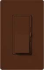 Lutron DVSCF-103P-277-SI Diva Satin 277V / 6A Fluorescent 3-Wire / Hi-Lume LED Single Pole / 3-Way Dimmer in Sienna
