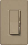 Lutron DVSCF-103P-MS Diva Satin 120V / 8A Fluorescent 3-Wire / Hi-Lume LED Single Pole / 3-Way Dimmer in Mocha Stone