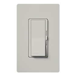 Lutron DVSCFSQ-LF-PD Diva 1.5 A Fan Speed ControlWith 1.0 A LED or CFL and 2.0 A Incandescent/Halogen Single Pole Switch in Palladium