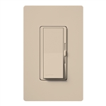 Lutron DVSCFSQ-LF-TP Diva 1.5 A Fan Speed ControlWith 1.0 A LED or CFL and 2.0 A Incandescent/Halogen Single Pole Switch in Taupe