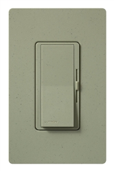 Lutron DVSCRP-253P-GB Diva 250W Dimmable LED or CFL, 500W Incandescent/Halogen, 500W ELVWith Halogen, Single Pole / 3-Way Reverse-Phase Dimmer in Greenbriar