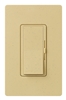 Lutron DVSCRP-253P-GS Diva 250W Dimmable LED or CFL, 500W Incandescent/Halogen, 500W ELVWith Halogen, Single Pole / 3-Way Reverse-Phase Dimmer in Goldstone