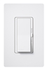 Lutron DVSCRP-253P-SW Diva 250W Dimmable LED or CFL, 500W Incandescent/Halogen, 500W ELVWith Halogen, Single Pole / 3-Way Reverse-Phase Dimmer in Snow