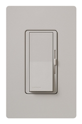 Lutron DVSCRP-253P-TP Diva 250W Dimmable LED or CFL, 500W Incandescent/Halogen, 500W ELVWith Halogen, Single Pole / 3-Way Reverse-Phase Dimmer in Taupe