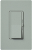 Lutron DVSCSTV-BG Diva Satin 0-10 V Control Single pole/3-way Preset Dimmer, 50 mA sink, 8 A load in Bluestone