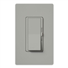 Lutron DVW-600PH-GR Diva 600W Incandescent / Halogen Single Pole Dimmer with Wallplate in Gray