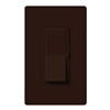 Lutron DVW-603PH-BR Diva 600W Incandescent / Halogen 3-Way Dimmer with Wallplate in Brown